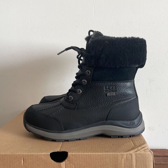 UGG Adirondack III Boot Black USA Women Size 6/UK 4/EU37(MSRP$250) - Picture 9 of 14